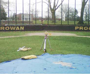 Sports Field Evaluation of baseball field at Rowan